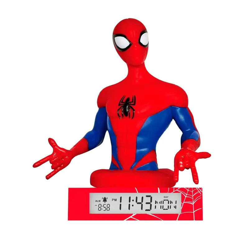 Marvel Spiderman 3D svetilka z budilko fotografija izdelka