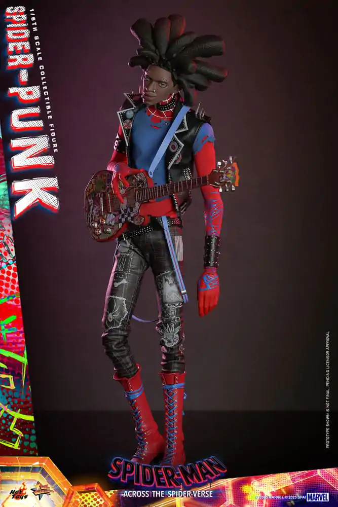 Spider-Man: Across the Spider-Verse Movie Masterpiece akcijska figura 1/6 Spider-Punk 32 cm fotografija izdelka