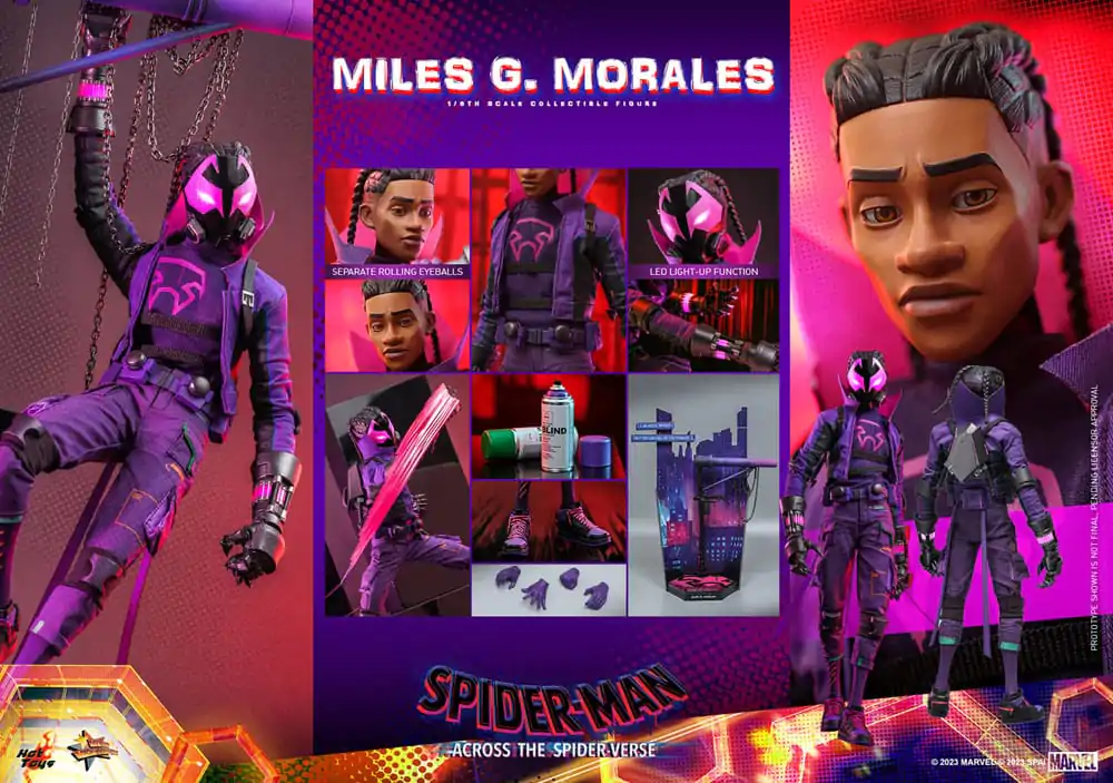 Spider-Man: Across the Spider-Verse Movie Masterpiece akcijska figura 1/6 Spider-Punk 32 cm fotografija izdelka