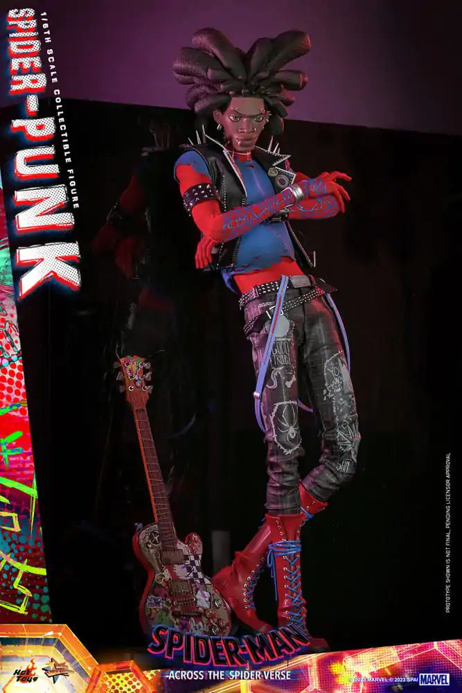 Spider-Man: Across the Spider-Verse Movie Masterpiece akcijska figura 1/6 Spider-Punk 32 cm fotografija izdelka