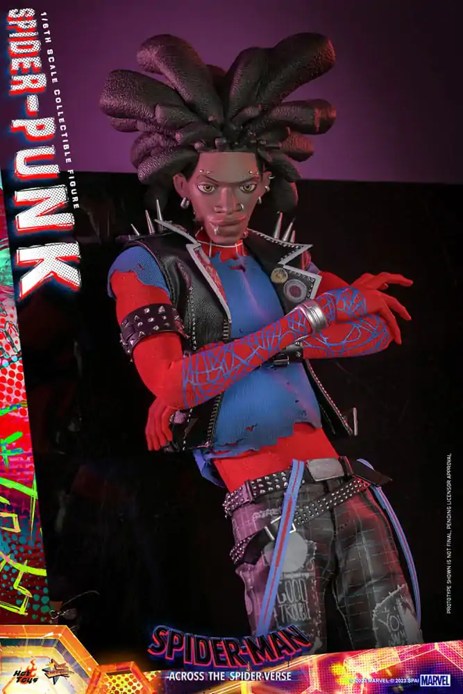 Spider-Man: Across the Spider-Verse Movie Masterpiece akcijska figura 1/6 Spider-Punk 32 cm fotografija izdelka