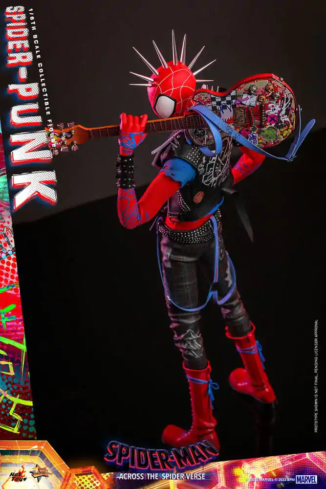 Spider-Man: Across the Spider-Verse Movie Masterpiece akcijska figura 1/6 Spider-Punk 32 cm fotografija izdelka