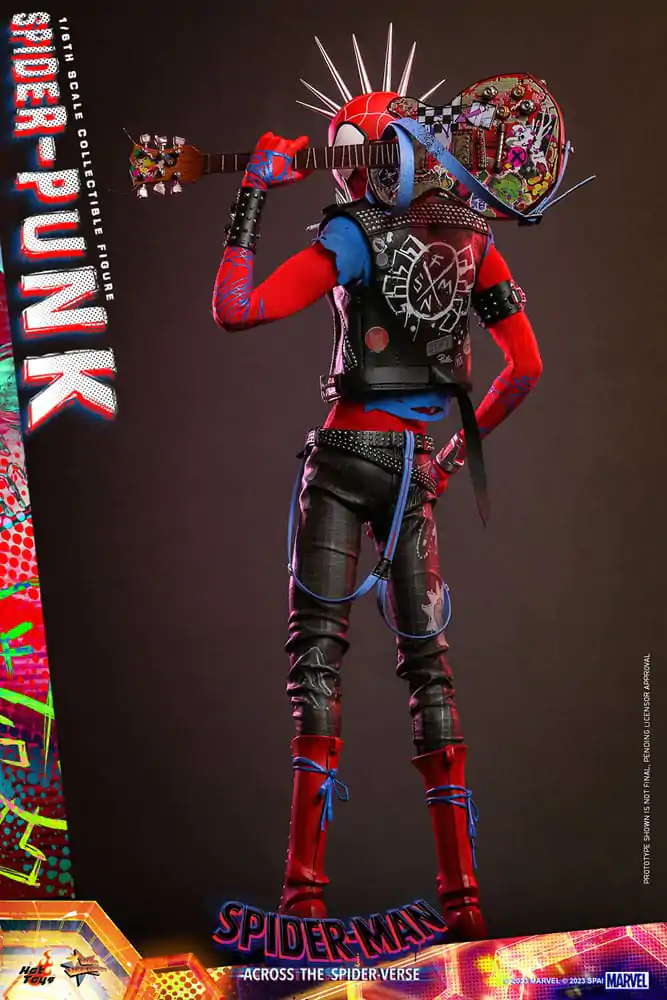 Spider-Man: Across the Spider-Verse Movie Masterpiece akcijska figura 1/6 Spider-Punk 32 cm fotografija izdelka