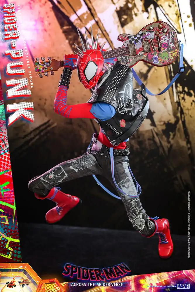 Spider-Man: Across the Spider-Verse Movie Masterpiece akcijska figura 1/6 Spider-Punk 32 cm fotografija izdelka