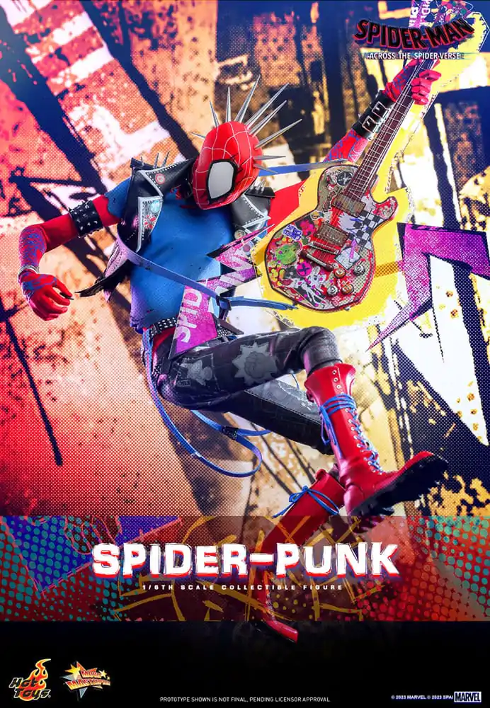 Spider-Man: Across the Spider-Verse Movie Masterpiece akcijska figura 1/6 Spider-Punk 32 cm fotografija izdelka