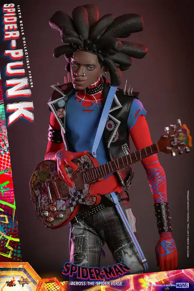 Spider-Man: Across the Spider-Verse Movie Masterpiece akcijska figura 1/6 Spider-Punk 32 cm fotografija izdelka