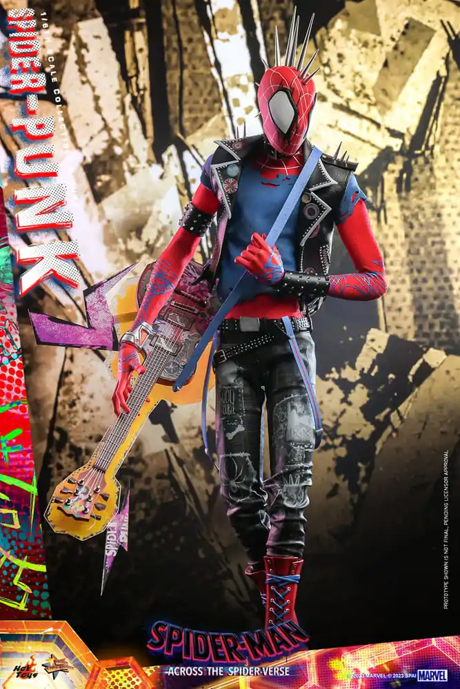 Spider-Man: Across the Spider-Verse Movie Masterpiece akcijska figura 1/6 Spider-Punk 32 cm fotografija izdelka