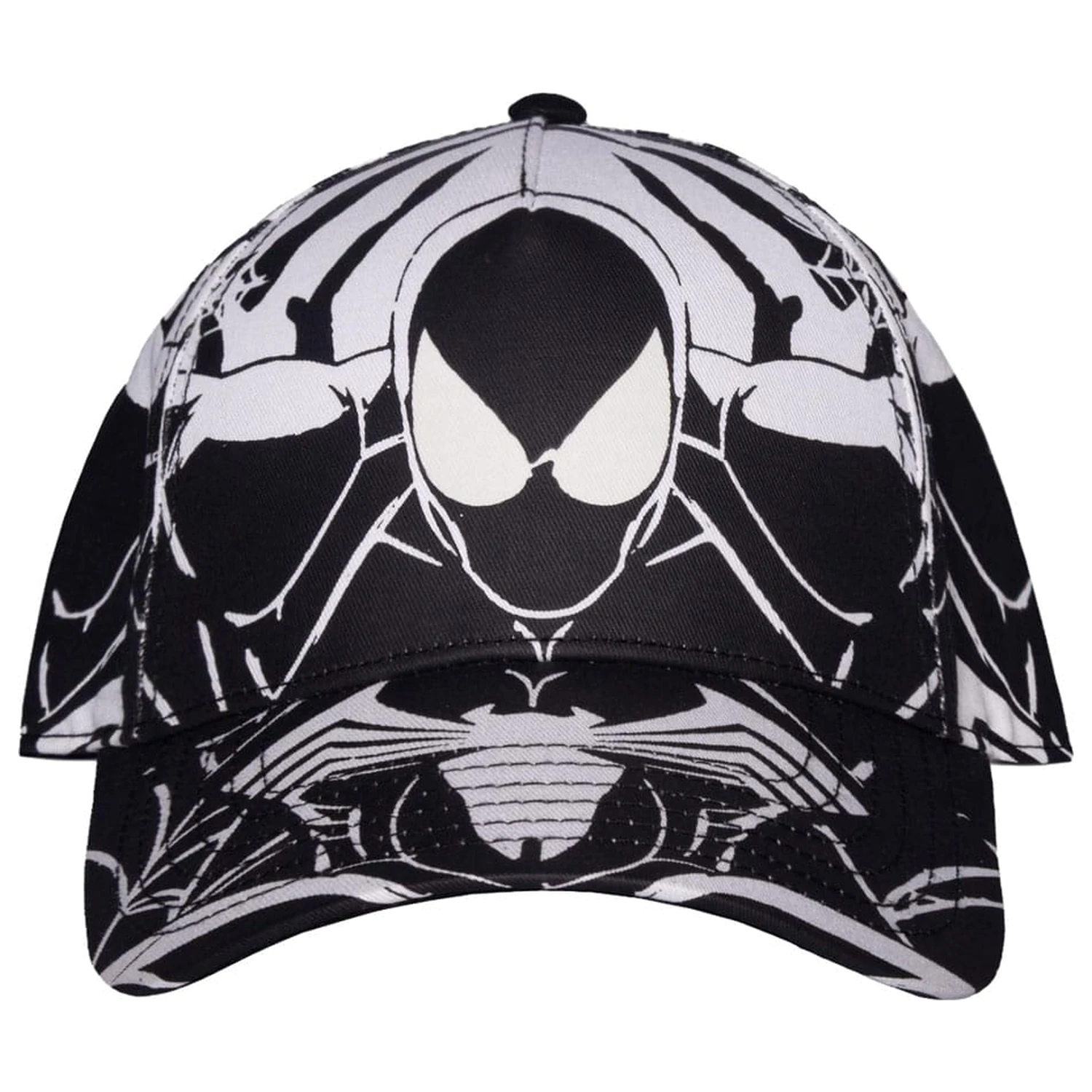Spider-Man Baseball Cap črno-belo-vsenatisnjeno fotografija izdelka