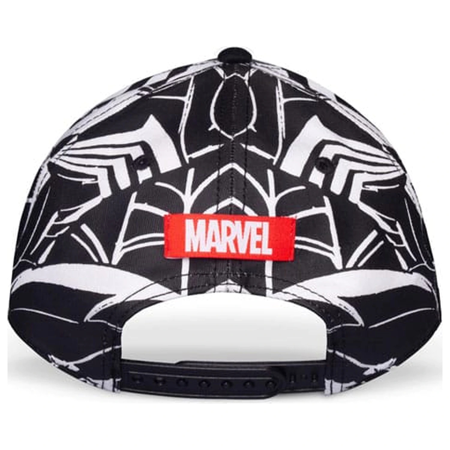 Spider-Man Baseball Cap črno-belo-vsenatisnjeno fotografija izdelka