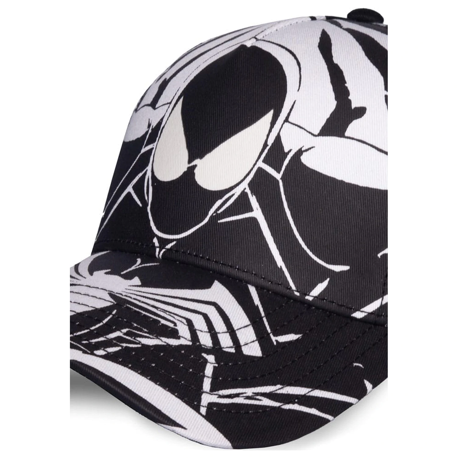 Spider-Man Baseball Cap črno-belo-vsenatisnjeno fotografija izdelka