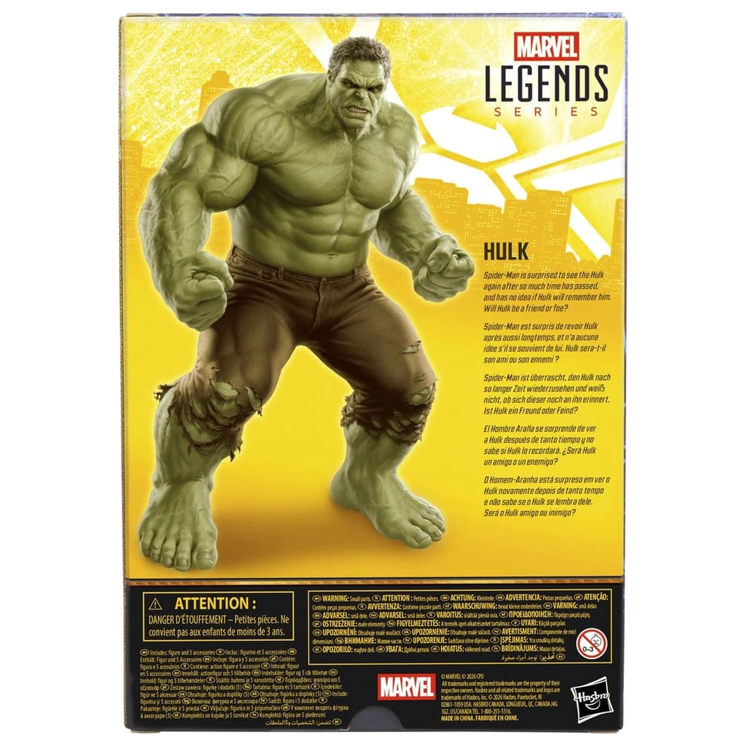 Spider-Man: Brand New Day Marvel Legends akcijska figura Hulk 20 cm fotografija izdelka