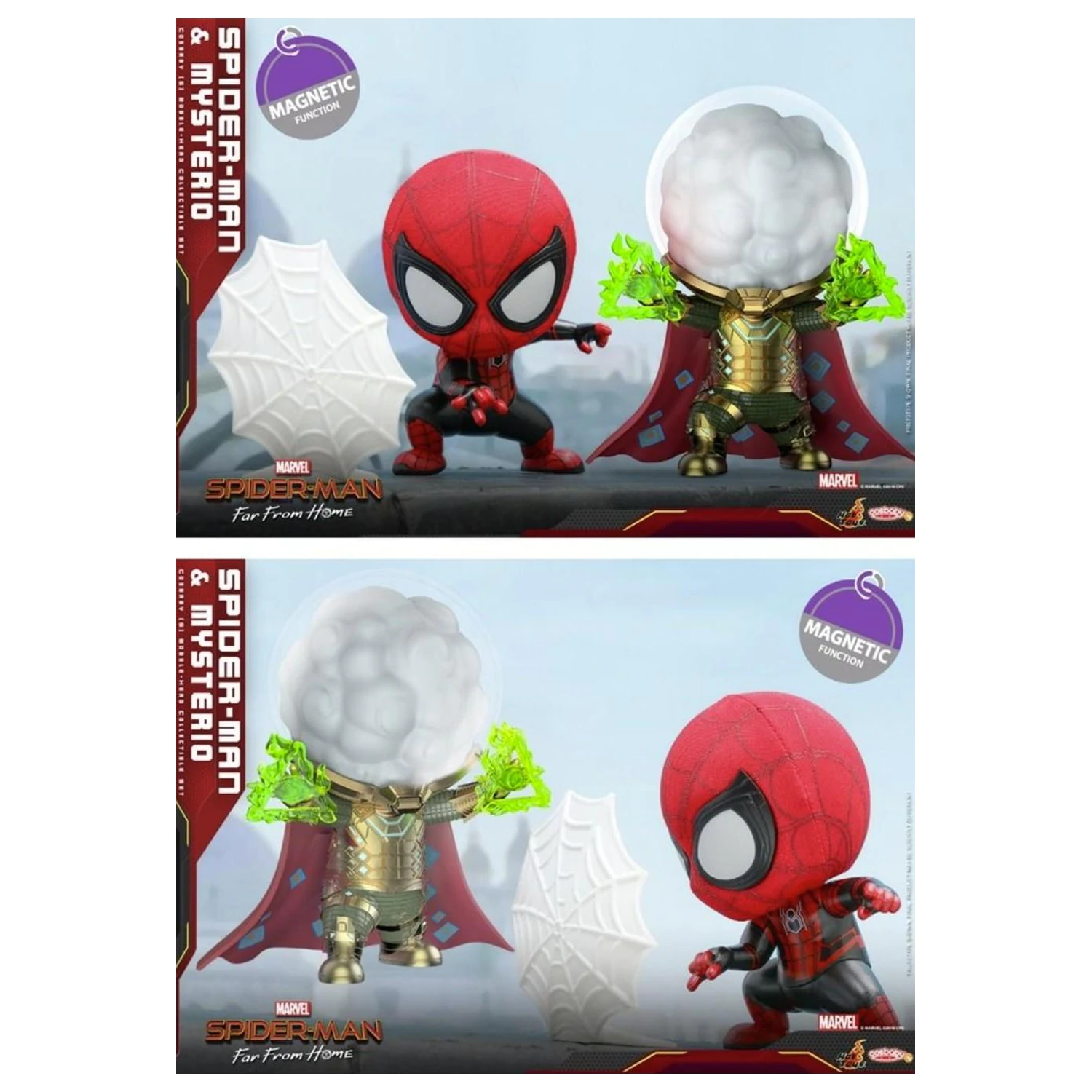 Spider-Man Cosbaby Wave 1 komplet Spider-Man in Mysterio fotografija izdelka