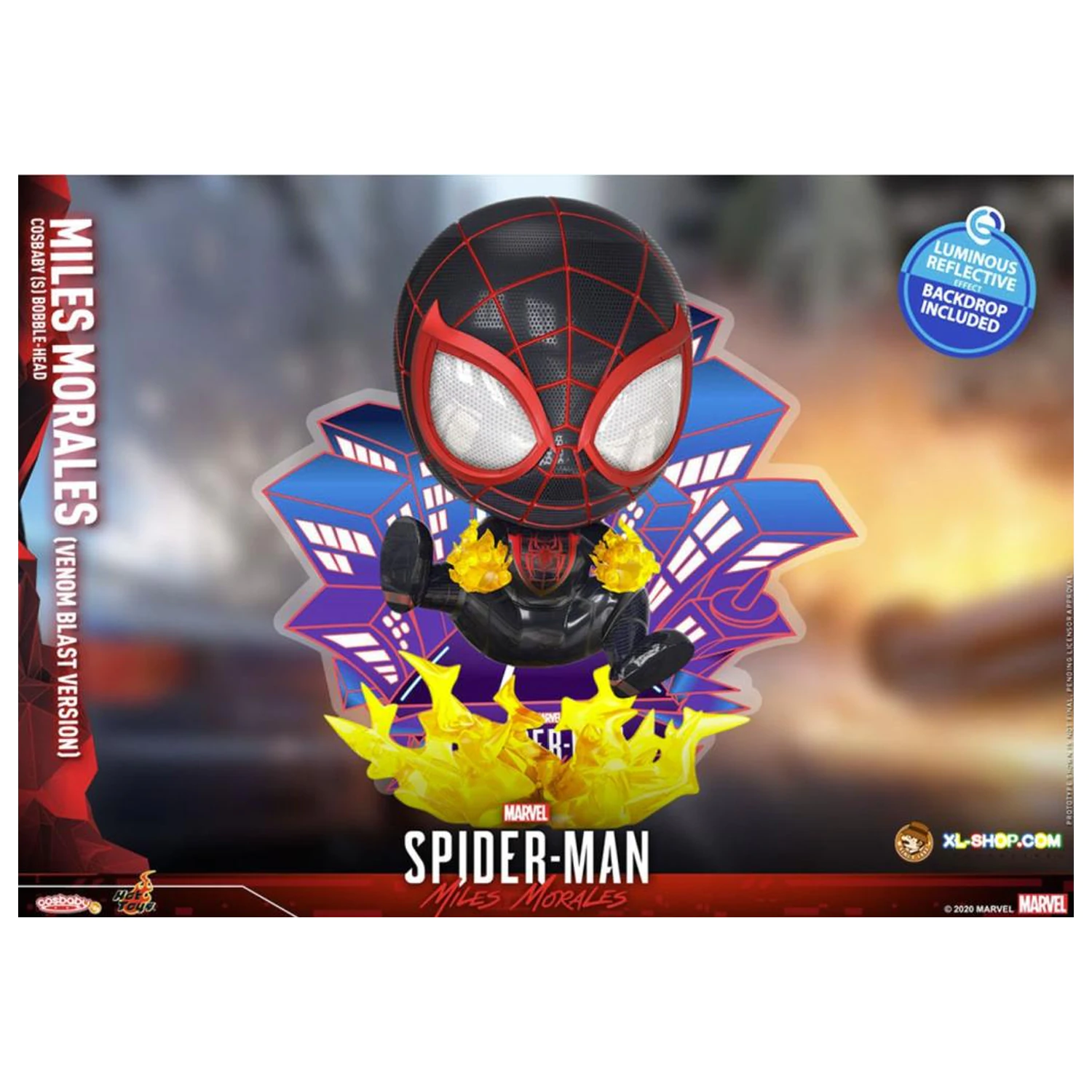 Spider-Man Cosbaby Wave 4 Miles Morales Venom Blast Version fotografija izdelka