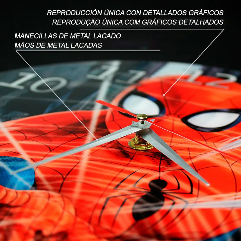 Marvel Spiderman stenska ura fotografija izdelka