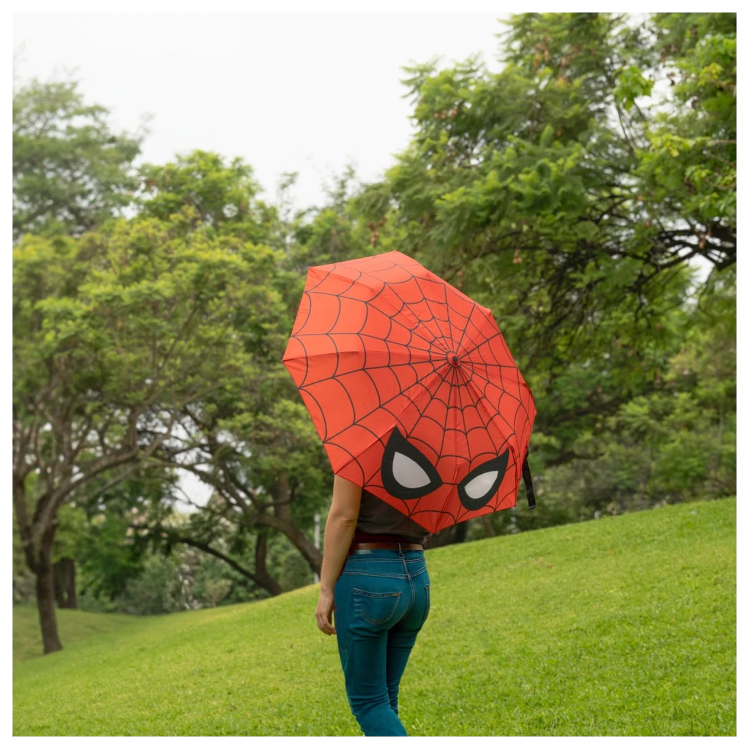 Marvel Spiderman Foodie avtomatski zložljiv dežnik fotografija izdelka