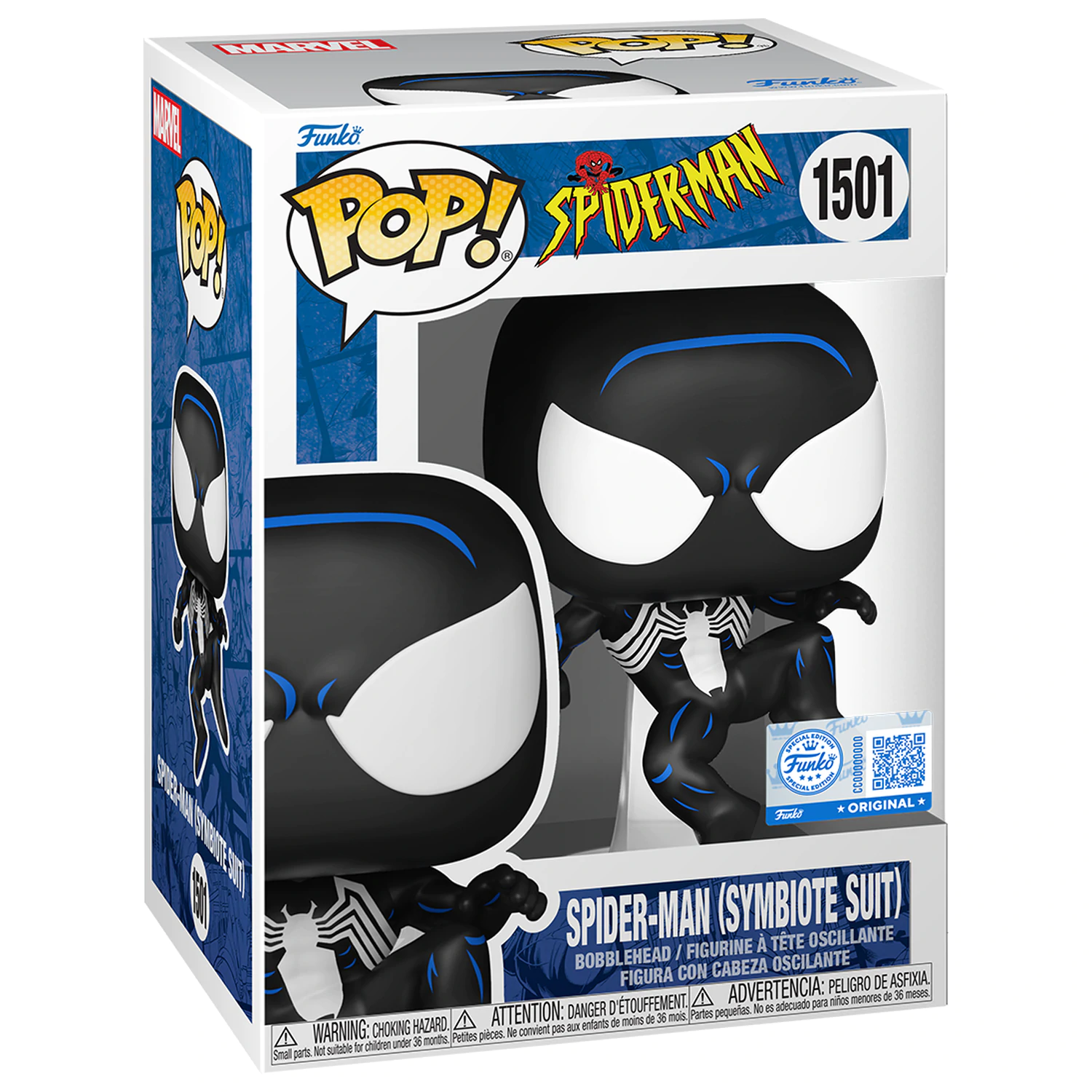 Spider-Man Funko POP! Marvel vinilna figura Black Suit Spidey 9 cm fotografija izdelka