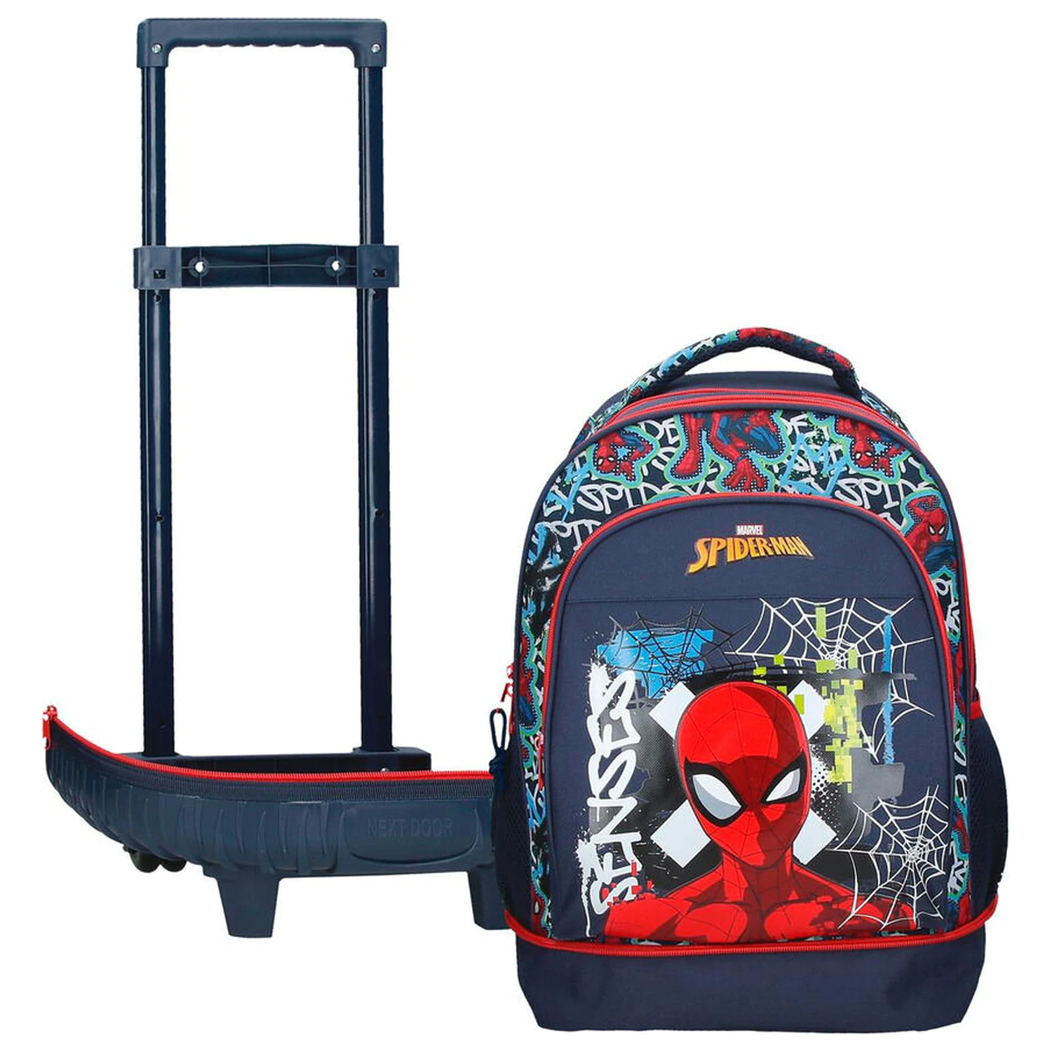 Marvel Spiderman Graffity snemljiv kompakten voziček 43cm fotografija izdelka