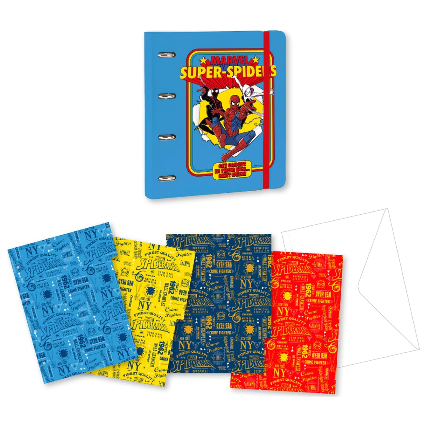 Marvel Spiderman mapa s 4 obročki fotografija izdelka