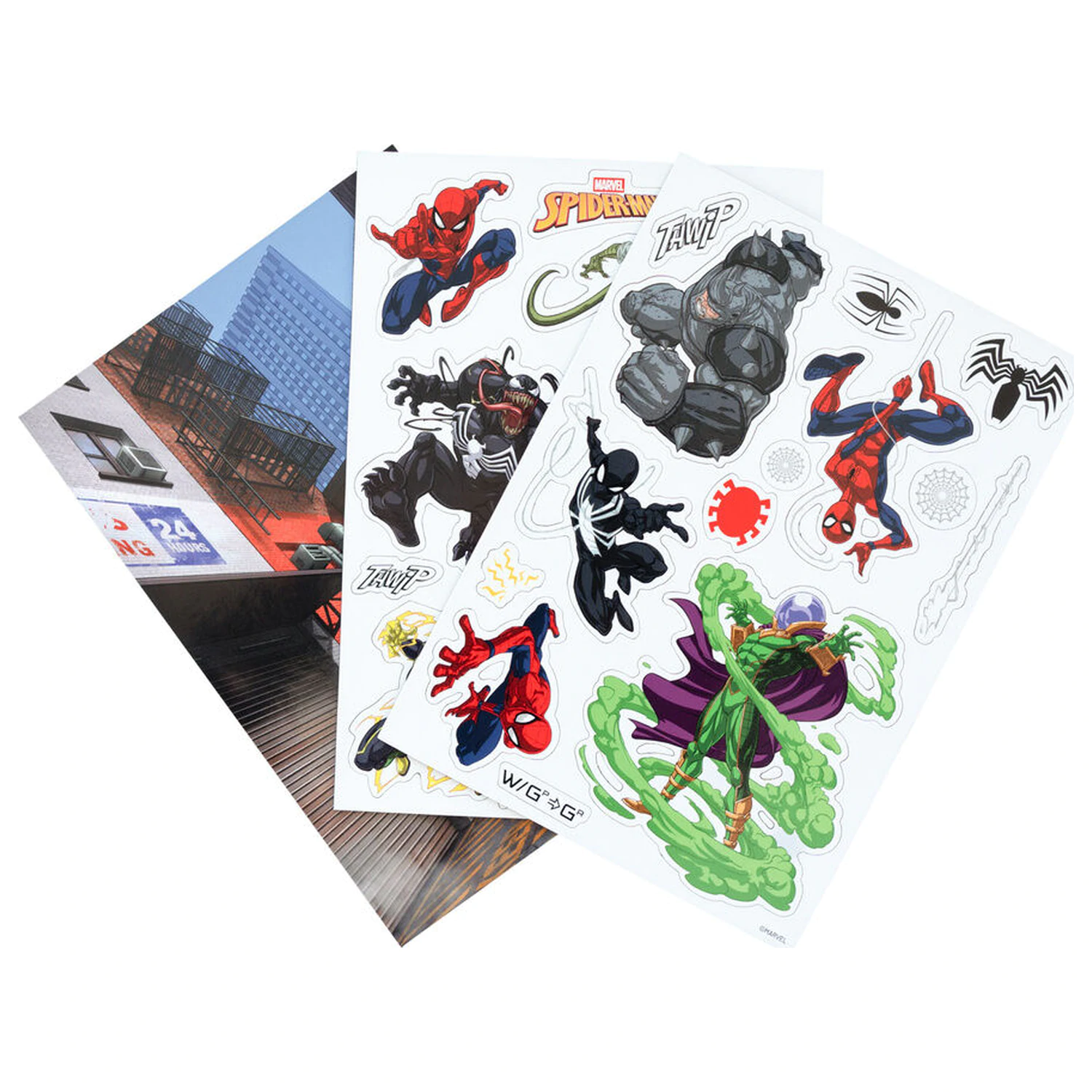 Marvel Spiderman set izrezanih magnetov fotografija izdelka