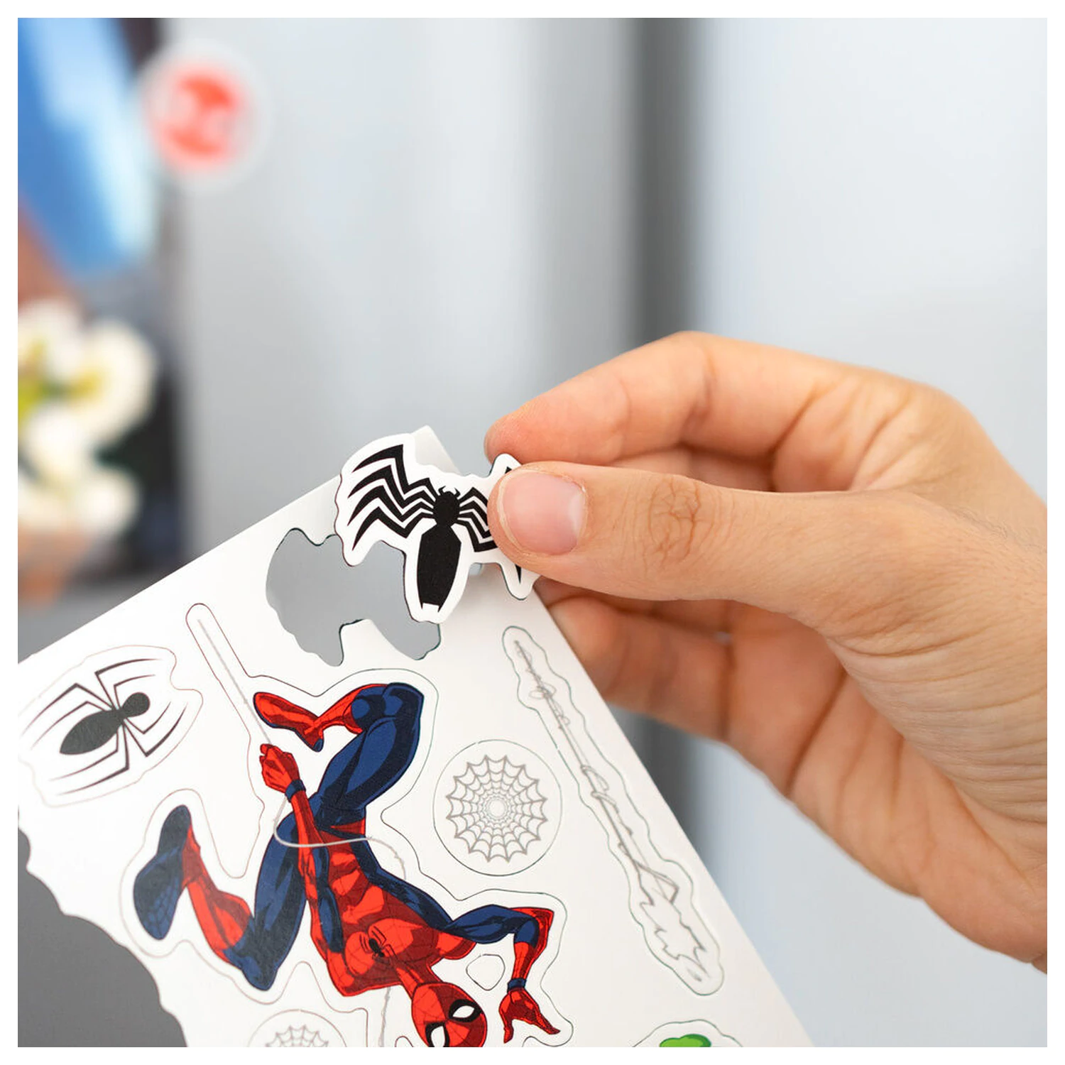 Marvel Spiderman set izrezanih magnetov fotografija izdelka
