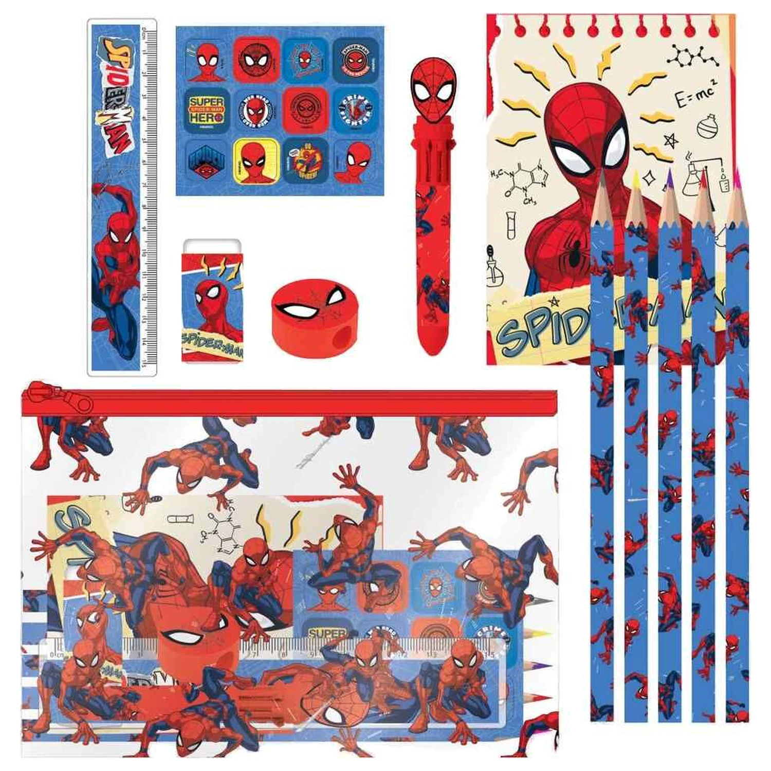 Marvel Spiderman pisarniški set fotografija izdelka