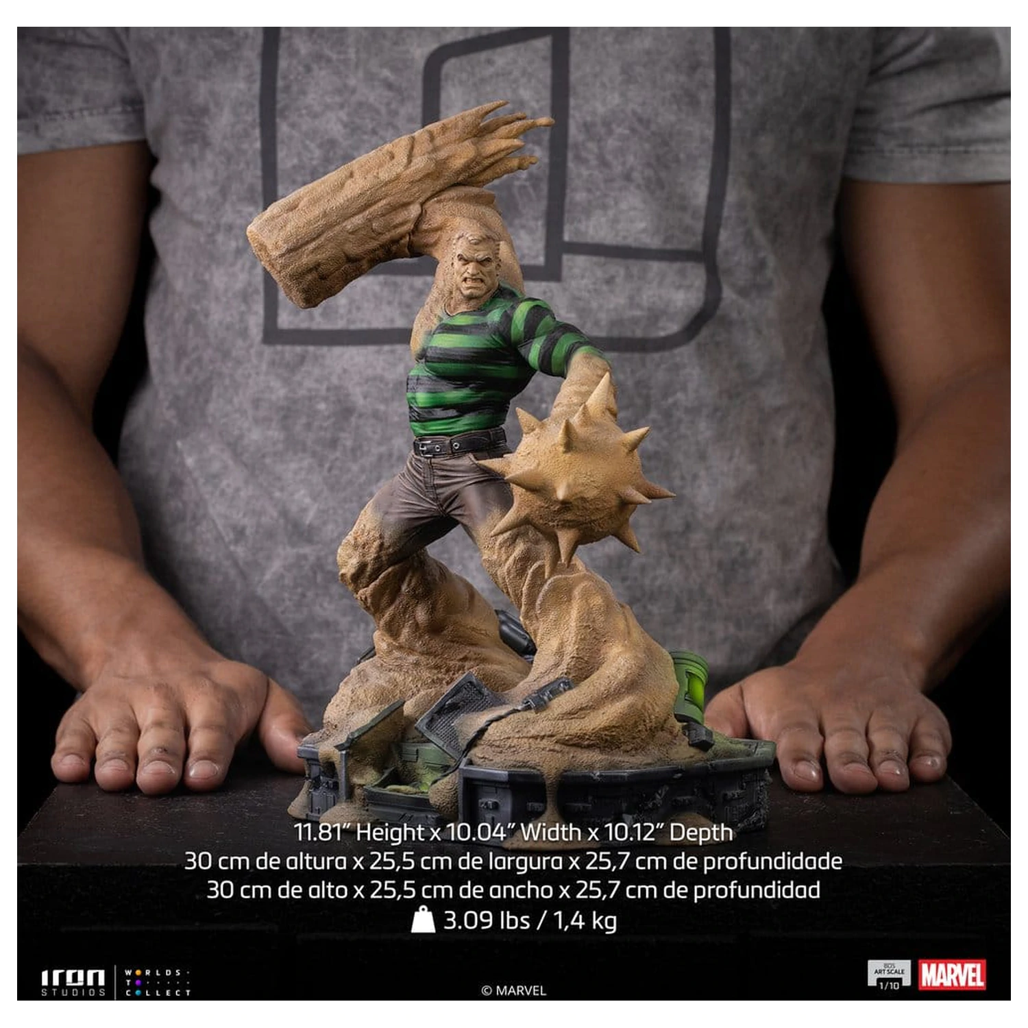 Spider-Man Marvel Comics Art Scale kip 1/10 Sandman 30 cm fotografija izdelka