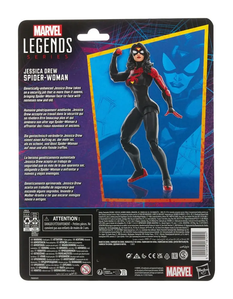 Spider-Man Marvel Legends Retro Collection akcijska figura Jessica Drew Spider-Woman 15 cm fotografija izdelka