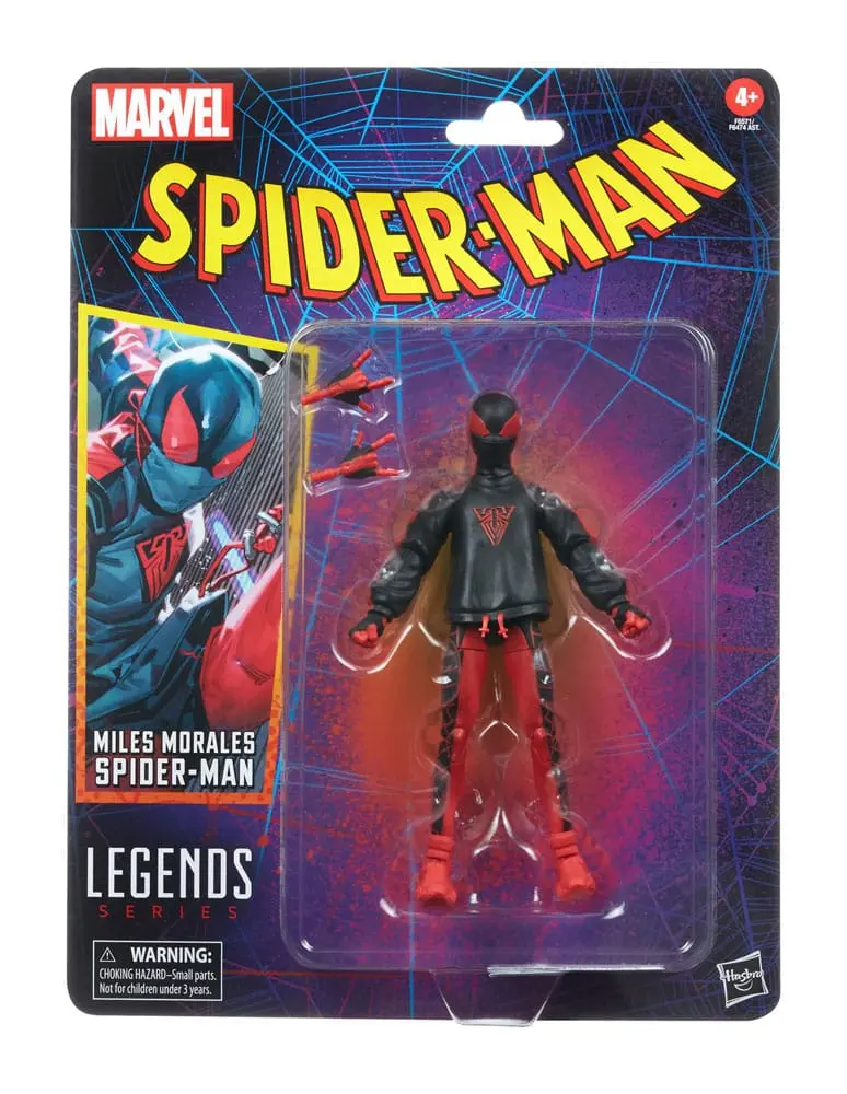 Spider-Man Marvel Legends Retro Collection akcijska figura Miles Morales Spider-Man 15 cm fotografija izdelka