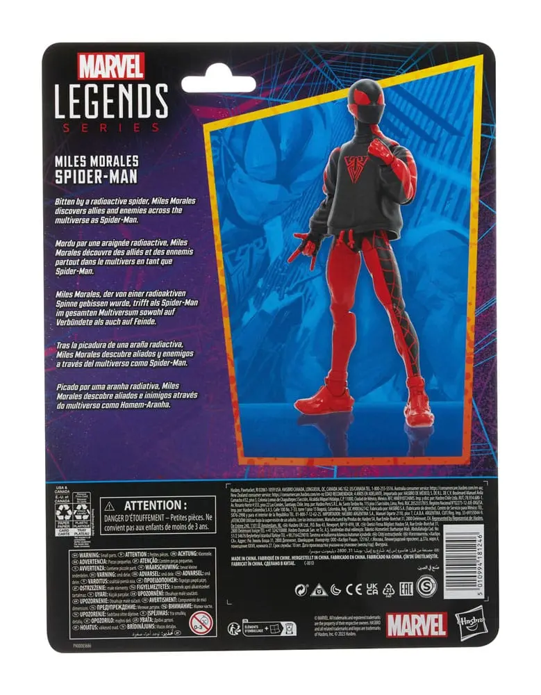 Spider-Man Marvel Legends Retro Collection akcijska figura Miles Morales Spider-Man 15 cm fotografija izdelka