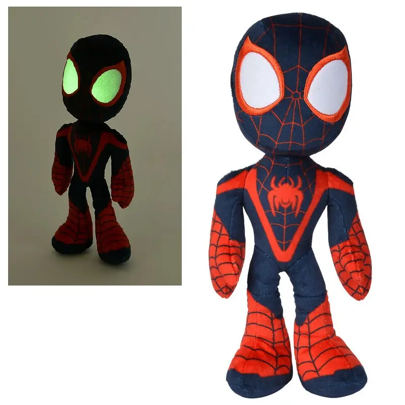 Marvel Plišasta Figura Glow In The Dark Eyes Miles Morales 25 cm fotografija izdelka