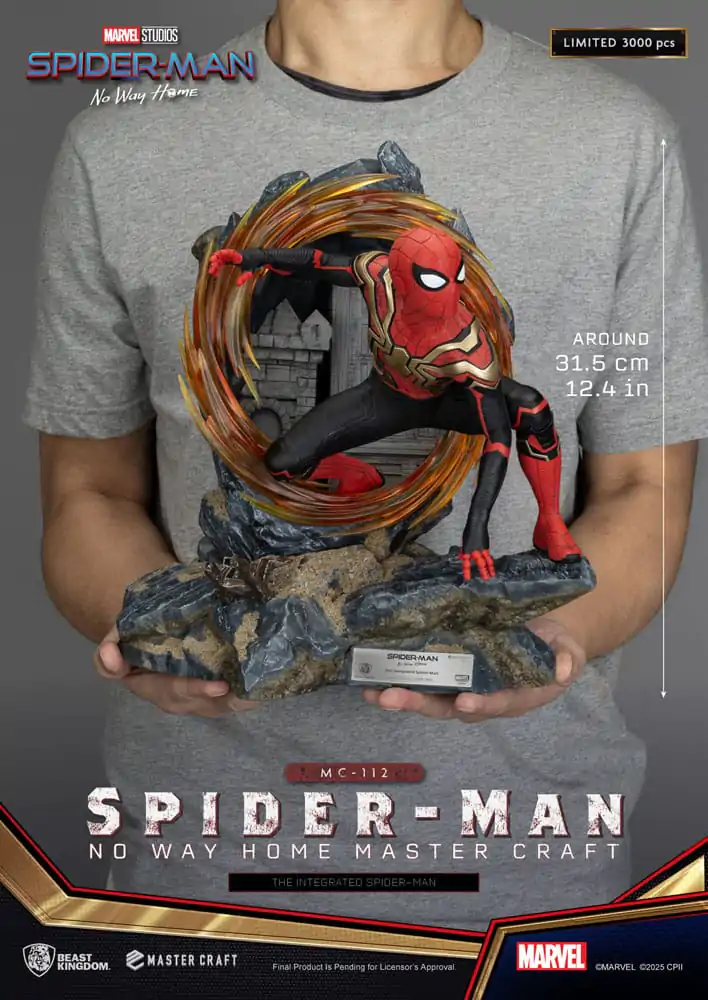 Spider-Man: No Way Home Master Craft Kip The Integrated Spider-Man 31 cm fotografija izdelka