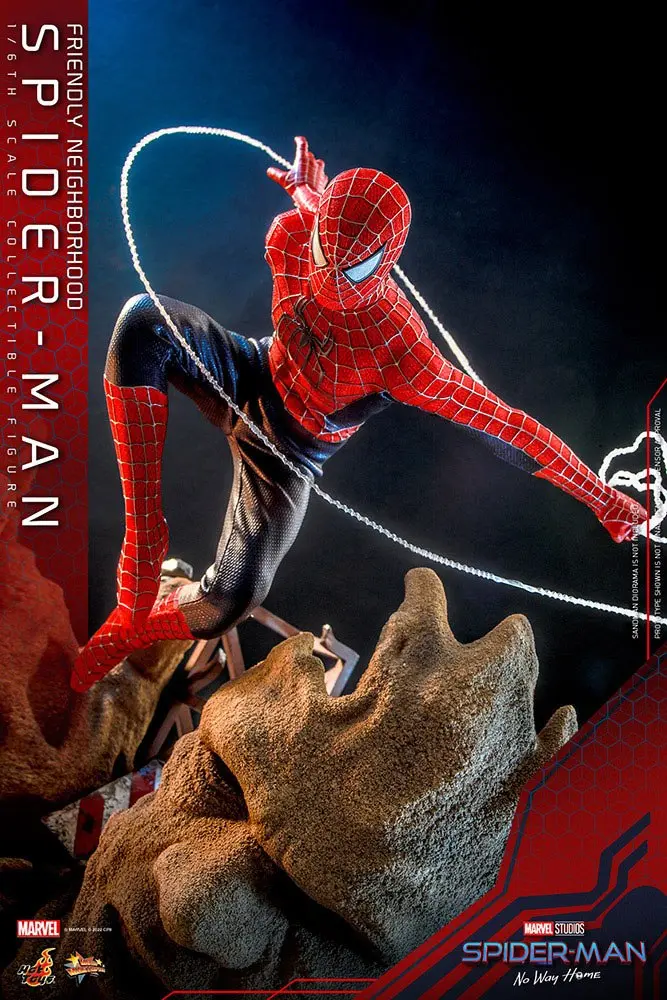 Spider-Man: No Way Home Movie Masterpiece akcijska figura 1/6 Friendly Neighborhood Spider-Man 30 cm fotografija izdelka