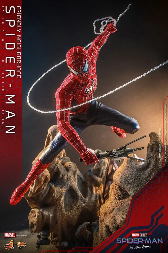 Spider-Man: No Way Home Movie Masterpiece akcijska figura 1/6 Friendly Neighborhood Spider-Man 30 cm fotografija izdelka