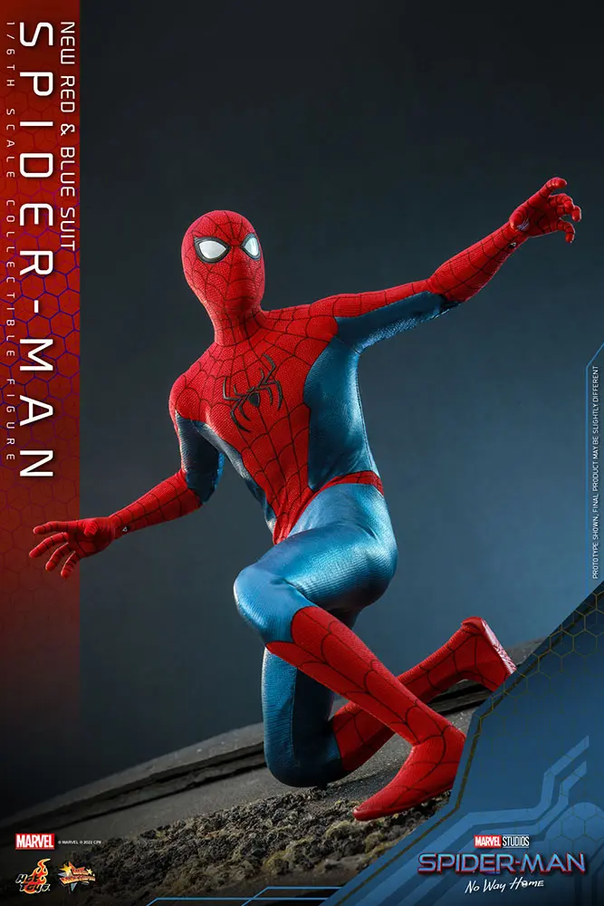 Spider-Man: No Way Home Movie Masterpiece akcijska figura 1/6 Spider-Man (New Red and Blue Suit) 28 cm fotografija izdelka