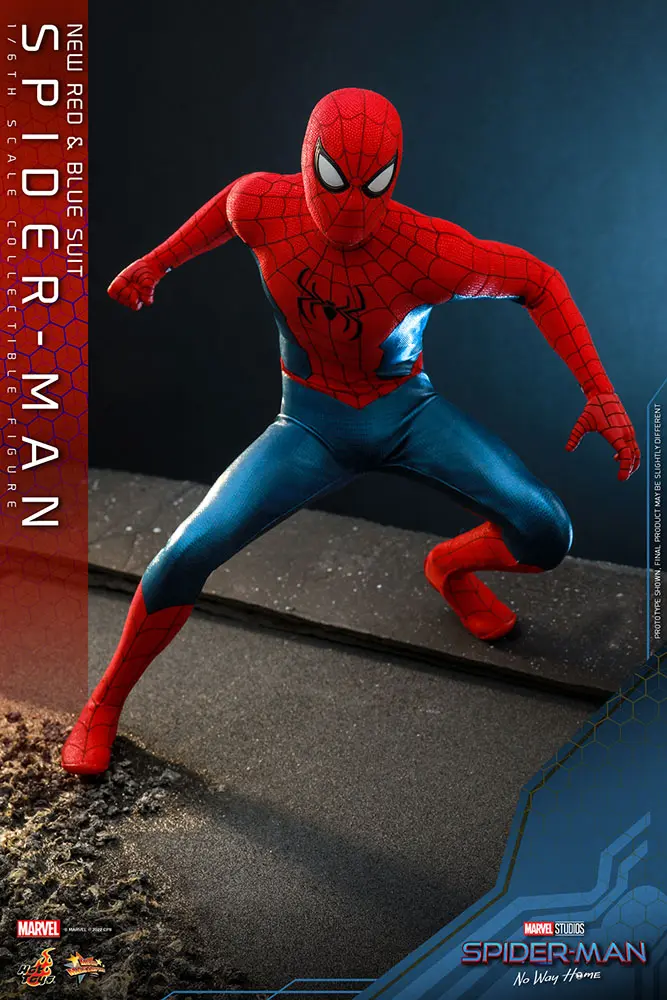 Spider-Man: No Way Home Movie Masterpiece akcijska figura 1/6 Spider-Man (New Red and Blue Suit) 28 cm fotografija izdelka