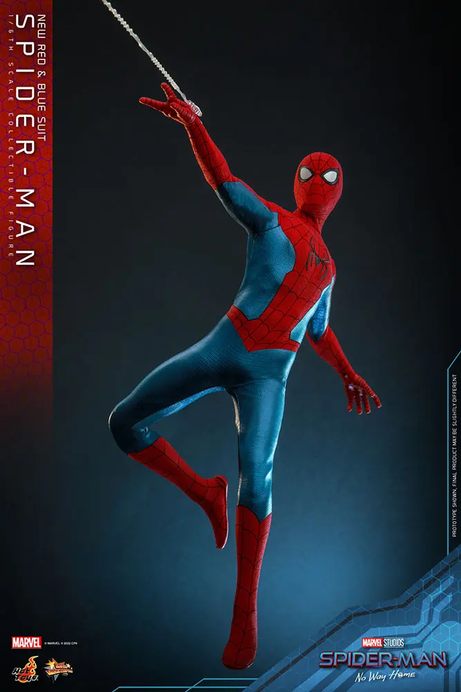 Spider-Man: No Way Home Movie Masterpiece akcijska figura 1/6 Spider-Man (New Red and Blue Suit) 28 cm fotografija izdelka