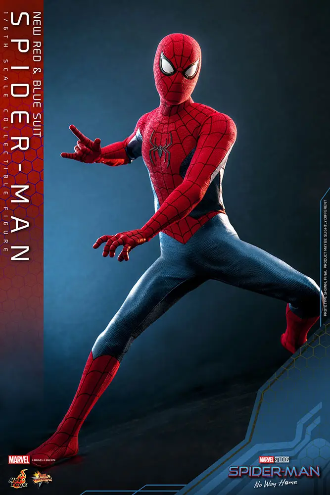 Spider-Man: No Way Home Movie Masterpiece akcijska figura 1/6 Spider-Man (New Red and Blue Suit) 28 cm fotografija izdelka