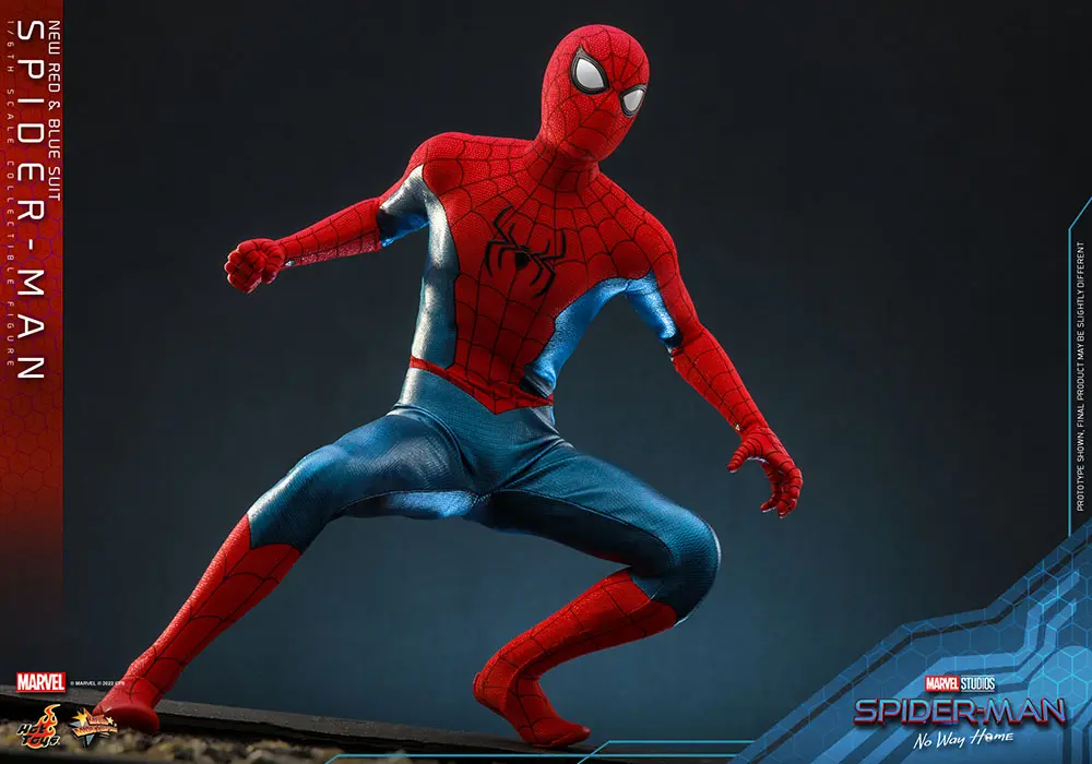 Spider-Man: No Way Home Movie Masterpiece akcijska figura 1/6 Spider-Man (New Red and Blue Suit) 28 cm fotografija izdelka