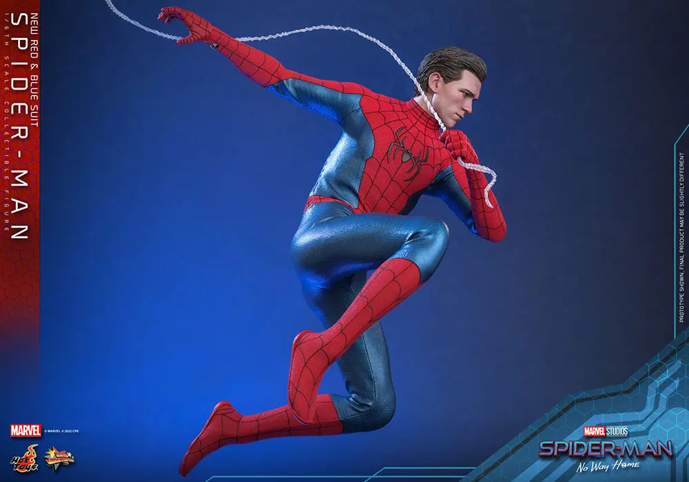 Spider-Man: No Way Home Movie Masterpiece akcijska figura 1/6 Spider-Man (New Red and Blue Suit) 28 cm fotografija izdelka