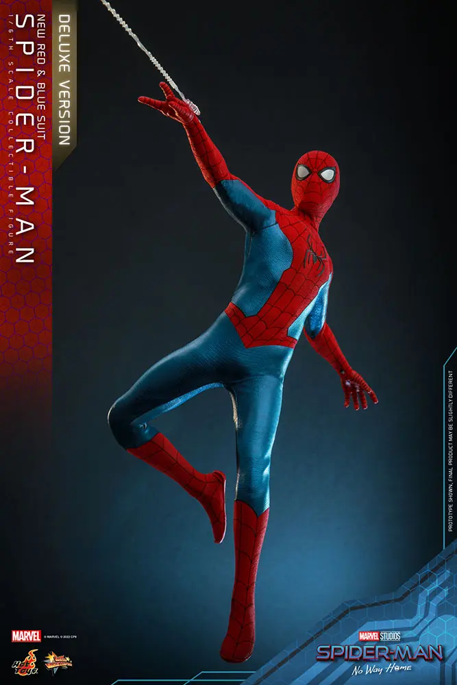 Spider-Man: No Way Home Movie Masterpiece Akcijska Figura 1/6 Spider-Man (New Red and Blue Suit) (Deluxe Version) 28 cm fotografija izdelka