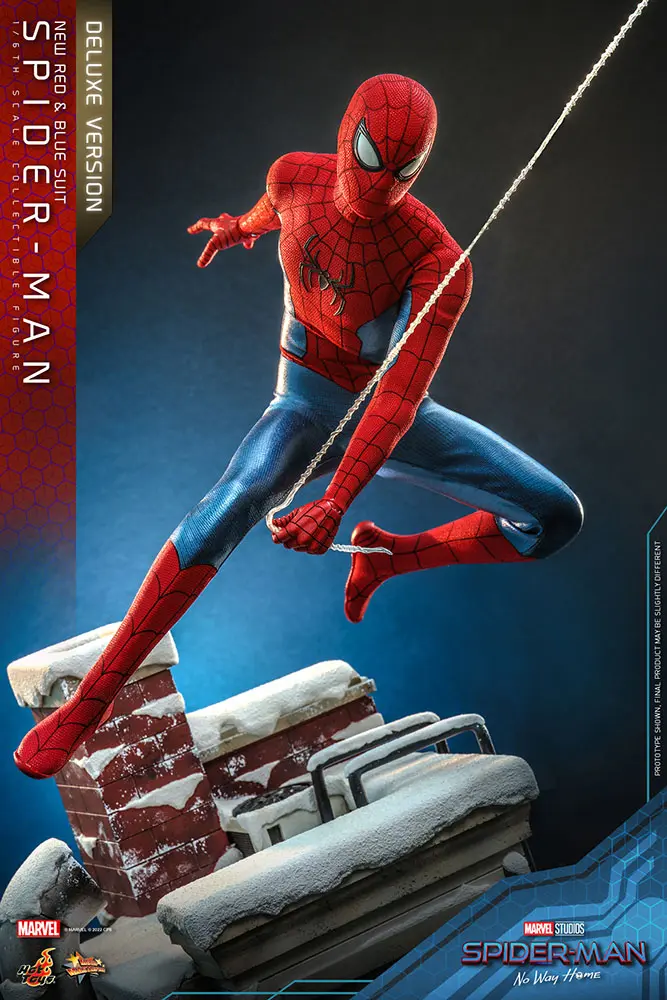 Spider-Man: No Way Home Movie Masterpiece Akcijska Figura 1/6 Spider-Man (New Red and Blue Suit) (Deluxe Version) 28 cm fotografija izdelka