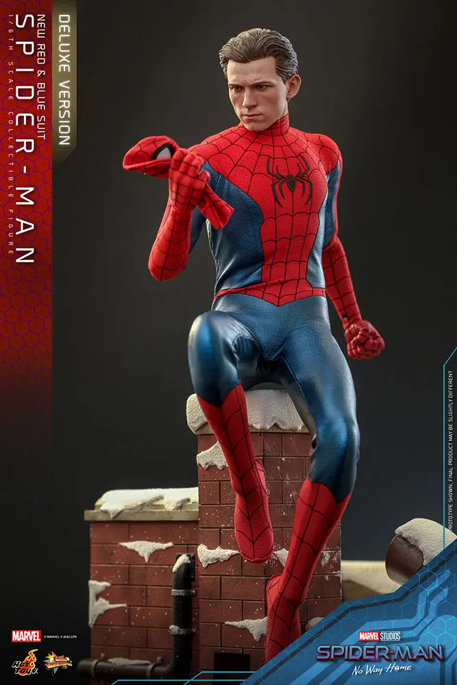 Spider-Man: No Way Home Movie Masterpiece Akcijska Figura 1/6 Spider-Man (New Red and Blue Suit) (Deluxe Version) 28 cm fotografija izdelka