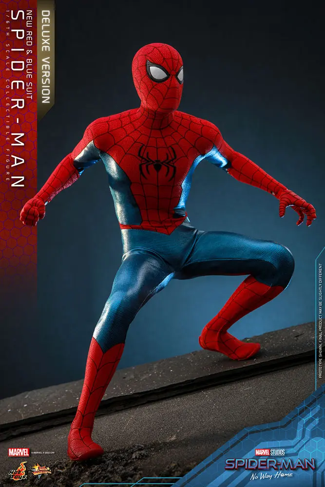 Spider-Man: No Way Home Movie Masterpiece Akcijska Figura 1/6 Spider-Man (New Red and Blue Suit) (Deluxe Version) 28 cm fotografija izdelka