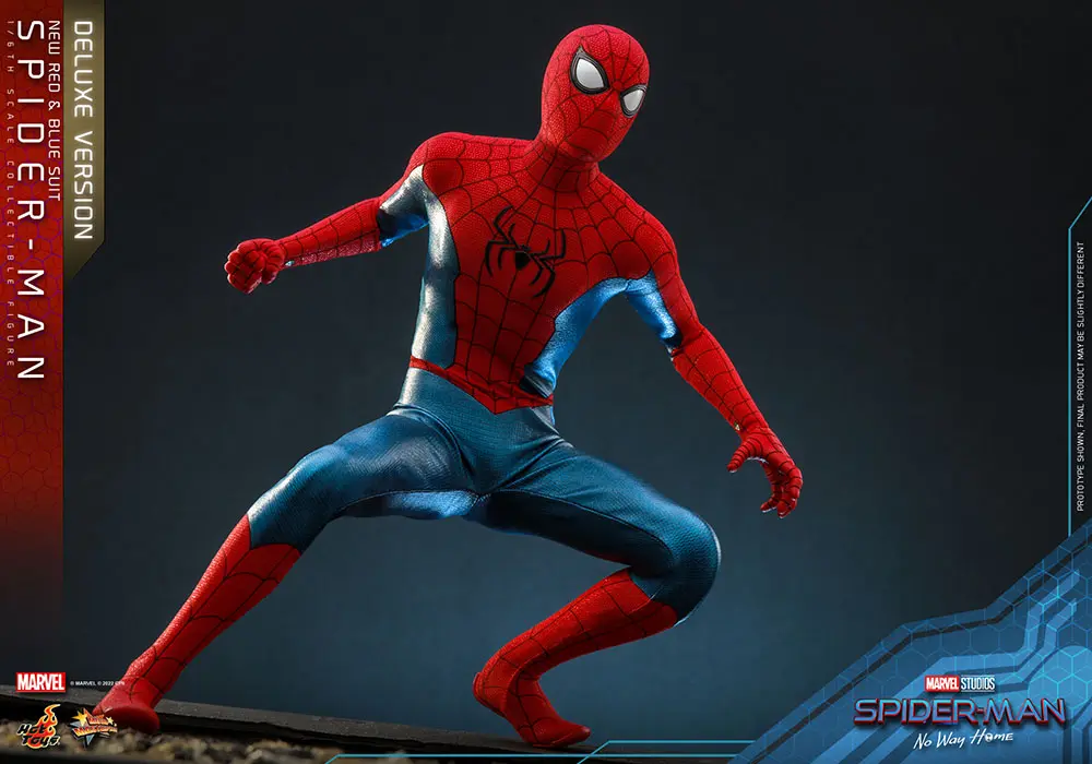 Spider-Man: No Way Home Movie Masterpiece Akcijska Figura 1/6 Spider-Man (New Red and Blue Suit) (Deluxe Version) 28 cm fotografija izdelka