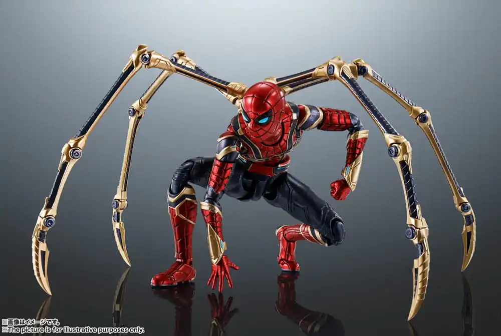 Spider-Man: No Way Home S.H. Figuarts akcijska figura Iron Spider-Man 15 cm fotografija izdelka