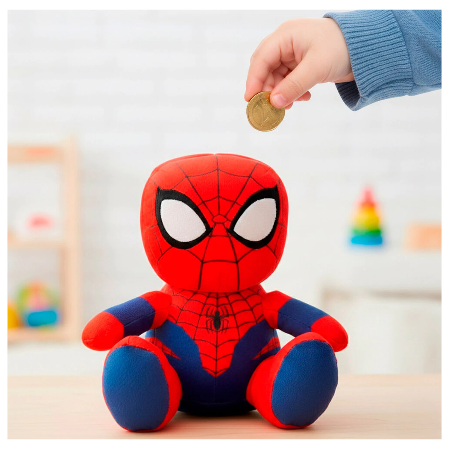 Marvel Spiderman hranilnik plišasta igrača 20cm fotografija izdelka