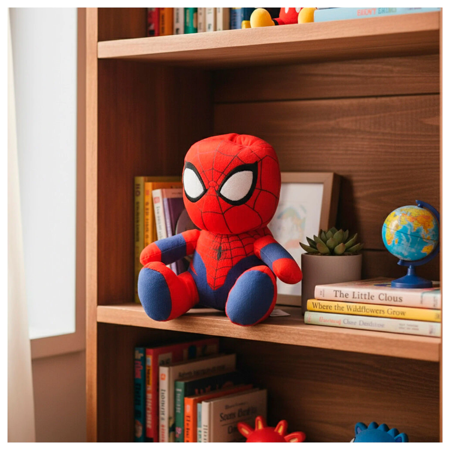 Marvel Spiderman hranilnik plišasta igrača 20cm fotografija izdelka