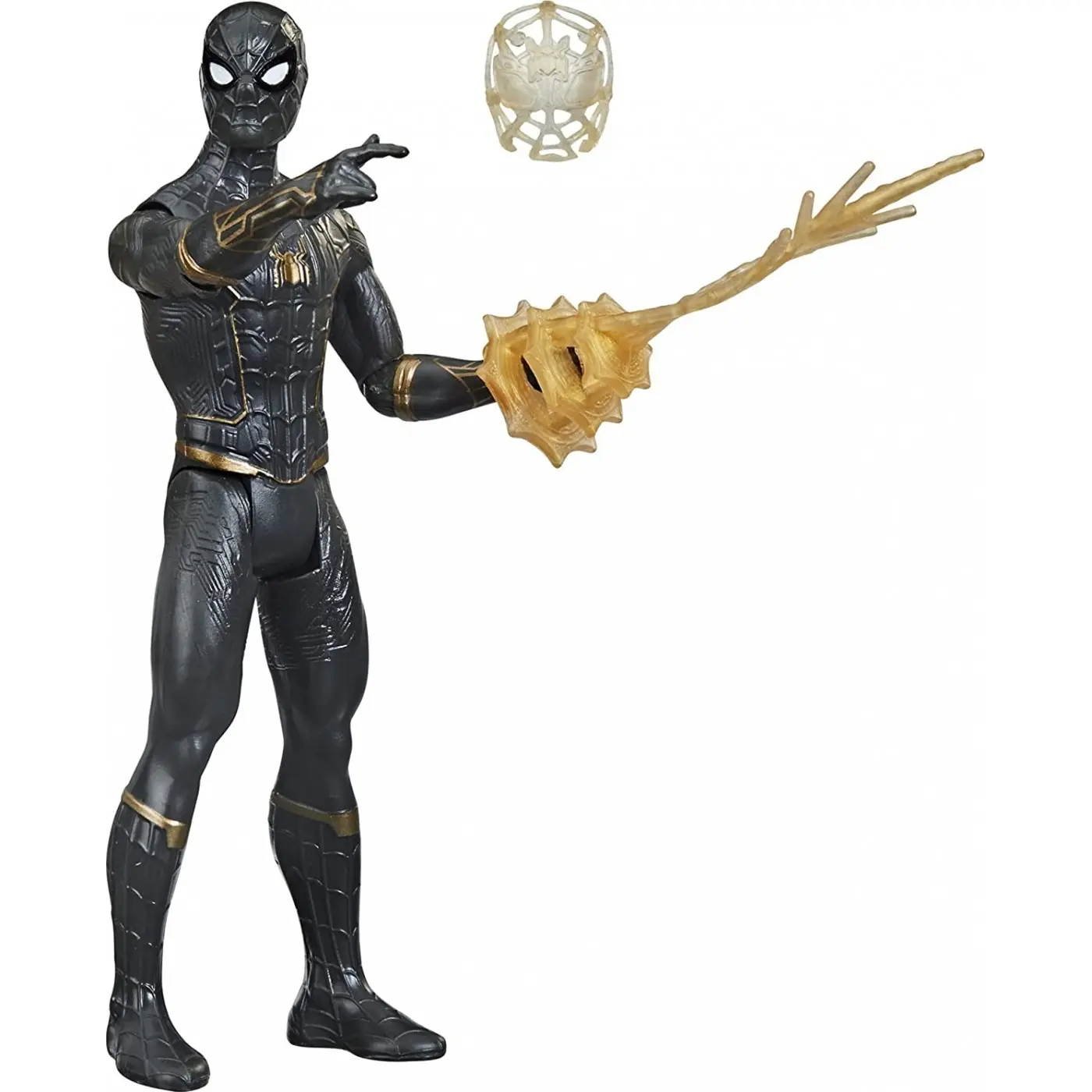 Spider-Man Pókember Black and Gold Suit Spider-Man Mystery Web Gear akcijska figura 13 cm fotografija izdelka