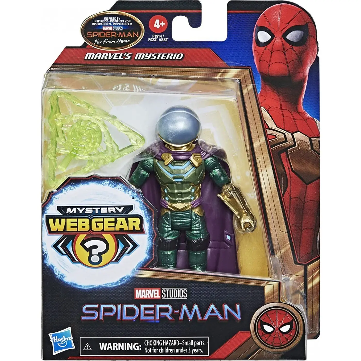 Spider-Man Pókember Mysterio Mystery Web Gear akcijska figura 13 cm fotografija izdelka