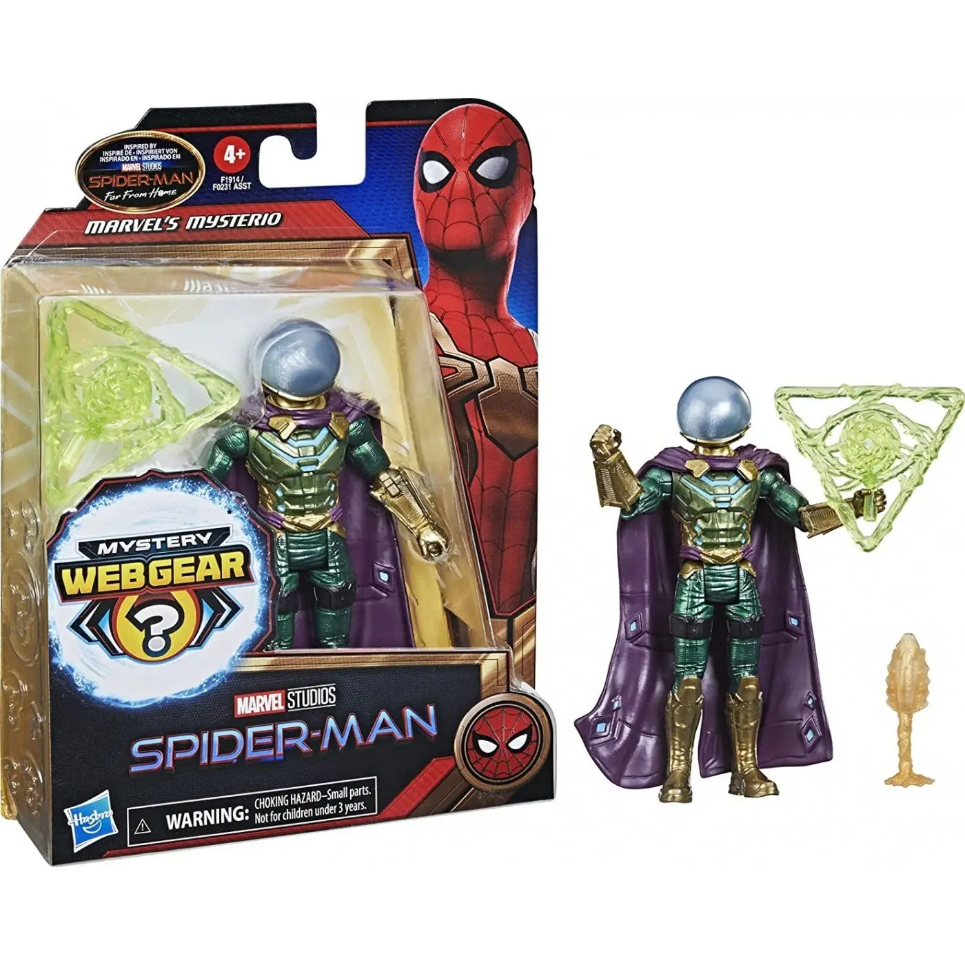 Spider-Man Pókember Mysterio Mystery Web Gear akcijska figura 13 cm fotografija izdelka